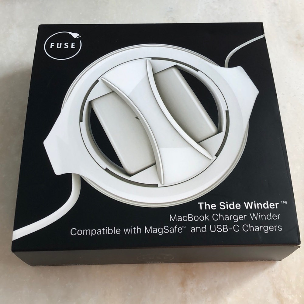 Side Winder MacBook charger winder